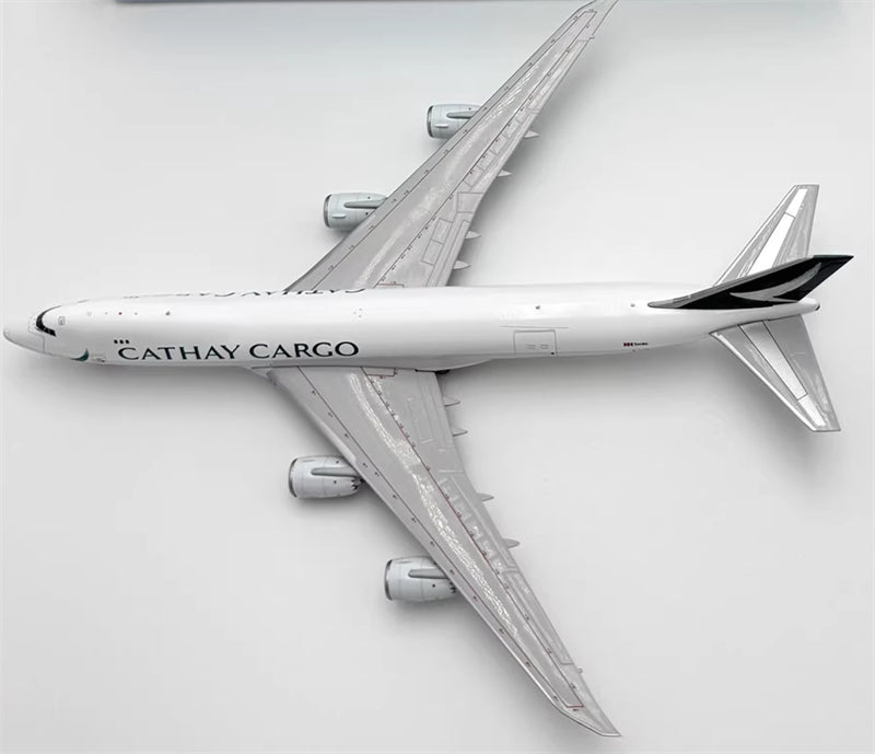 YY Wings Cathay Pacific Cargo for Boeing 747-8F B-LJN 1:400 Airplane Pre-built Airliner Model Display