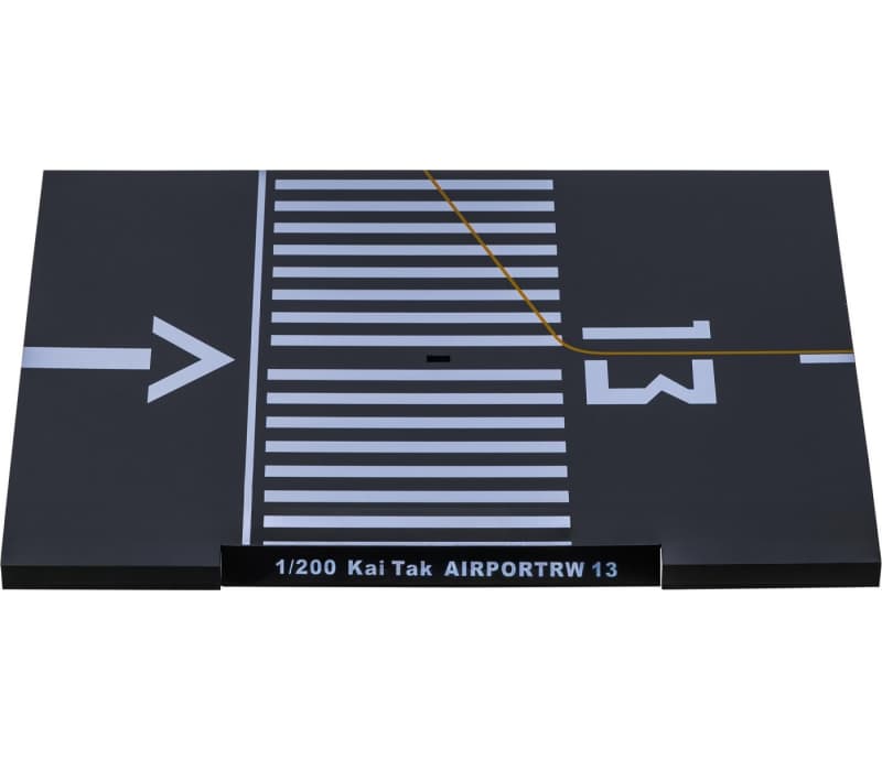 Fantasy Wings Hong Kong Kai Tak Airport RWY 13 Display Stand 1:200 Accessories Pre-built Airliner Model Display