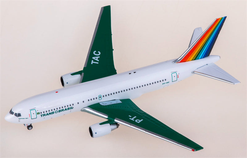 AeroClassics Trans Brazil Boeing 767-200 PT-TAC 1:400 Diecast Model view 2