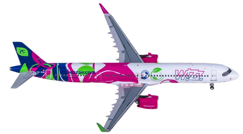 NG Models Wizz Air for Airbus A321neo 9H-WNM 1:400 Aircraft Pre-built Airliner Model Display