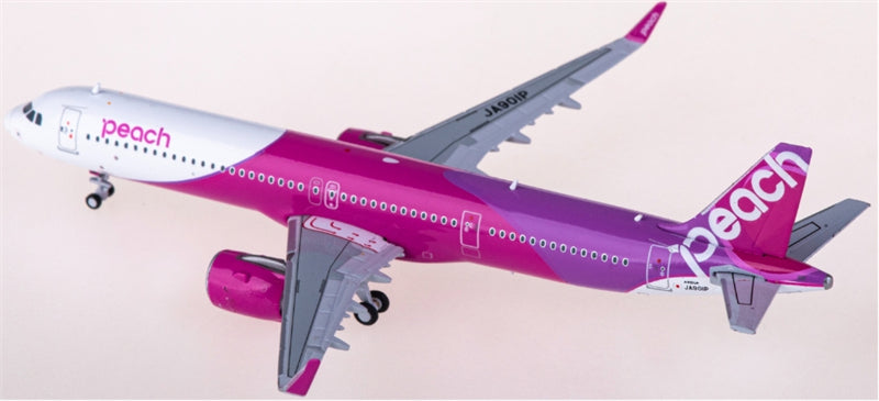 JC Wings Peach Aviation for Airbus A321neo JA901P 1:400 Airplane Pre-built Airliner Model Display