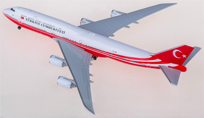 Herpa Turkey Government Boeing 747-8 BBJ TC-TRK 1:500 Aircraft Pre-built Airliner Model Display