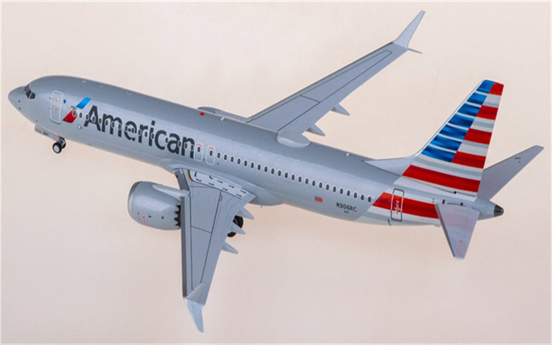 NG Models American Airlines for Boeing 737 MAX 8 N306RC 1:200 Airplane Pre-built Airliner Model Display