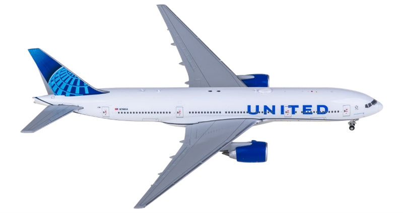 Geminijets United Airlines for Boeing 777-200ER N798UA 1:400 Aircraft Pre-built Airliner Model Display