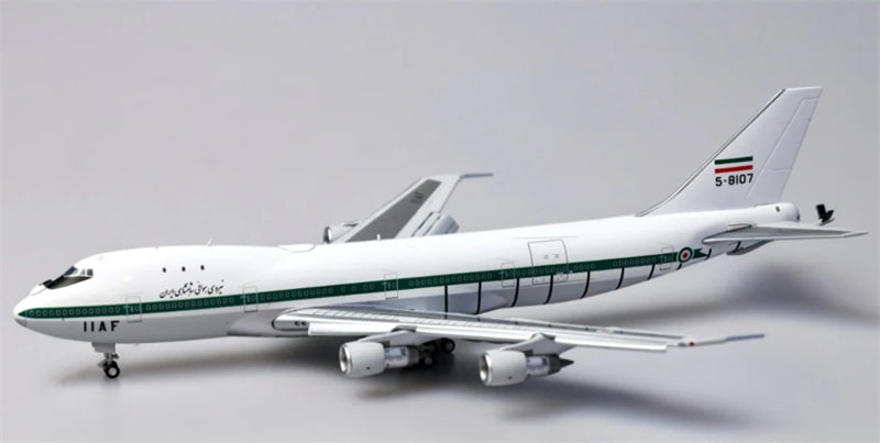 Patriot IRIAF Iranian Air Force for Boeing 747-100SF 5-8107 flaps down 1:400 Aircraft Pre-built Airliner Model Display