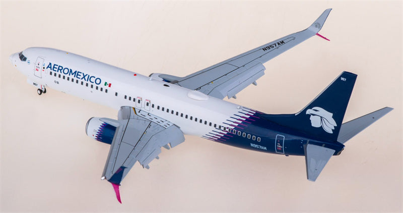 Geminijets Aeromexico for Boeing 737-800S N957AM Flaps Down 1:200 Airplane Pre-built Airliner Model Display