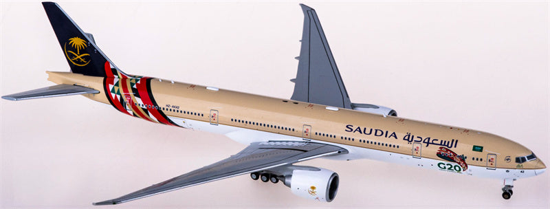 JC Wings Saudia Boeing 777-300ER HZ-AK42 1:400 Diecast Model view 4