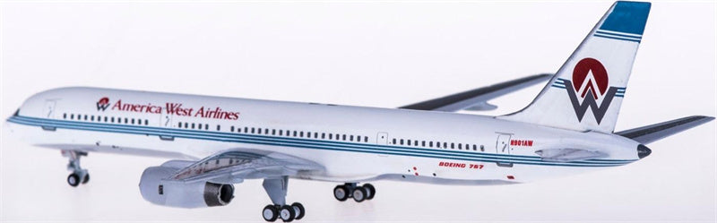 AeroClassics America West Airlines Boeing 757-200 N901AW 1:400 Diecast Model view 3