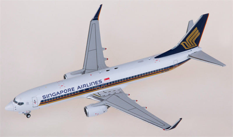 AeroPolaris Singapore Airlines for Boeing 737-800 9V-MGM 1:400 Aircraft Pre-built Airliner Model Display
