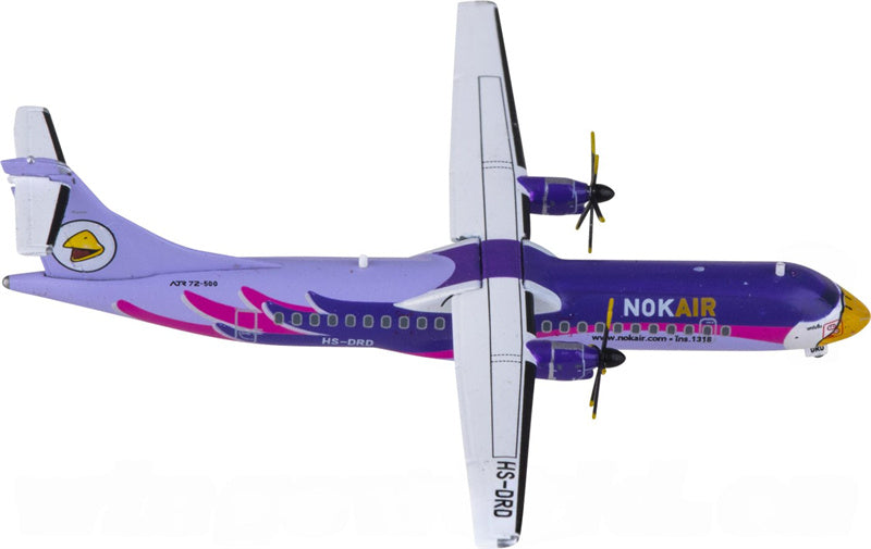JC Wings Nok Air for ATR-72-500 HS-DRD 1:400 Airplane Pre-built Airliner Model Display