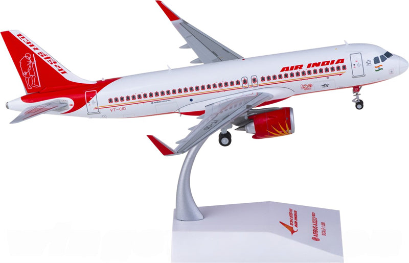 JC Wings Air India Airbus A320neo VT-CIO 1:200 Diecast Model view 2