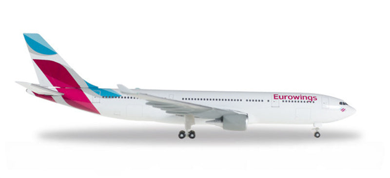 Herpa Eurowings Airbus A330-200 D-AXGB 1:500 Diecast Model view 1