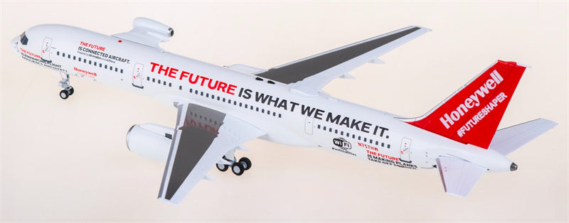 NG Models Honeywell for Boeing 757-200 N757HW 1:200 Airplane Pre-built Airliner Model Display