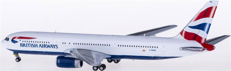 JC Wings British Airways Boeing 767-300ER G-BZHA 1:400 Airplan Diecast Model view 3