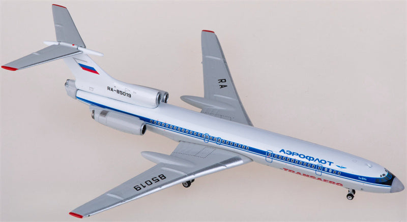 Phoenix Aeroflot for Tupolev TU-154S RA-85019 1:400 Airplane Pre-built Airliner Model Display