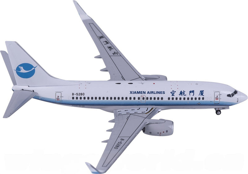 NG Models 1:400 Xiamen Airlines Boeing 737-700 B-5280 Diecast Model view 4