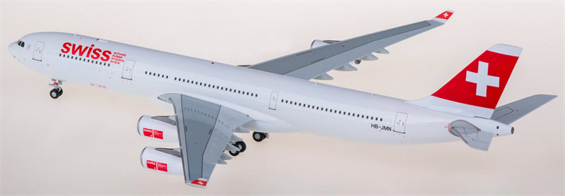 JC Wings Swiss Airbus A340-300 HB-JMN 1:200 Diecast Model view 2