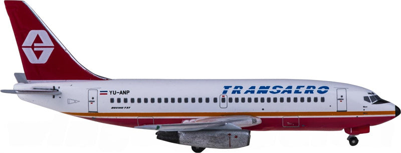 AeroClassics Transaero Boeing 737-200 YU-ANP 1:400 Diecast Model view 3