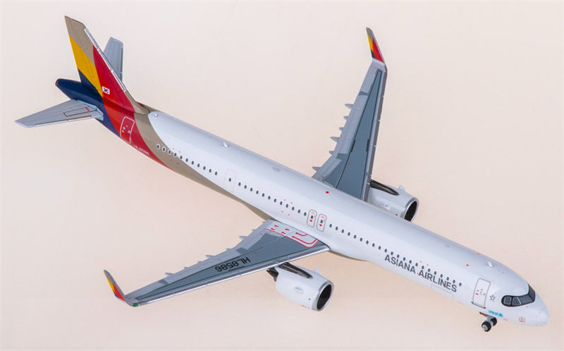 NGmodels Asiana for Airbus A321neo HL8586 1:400 Airplane Pre-built Airliner Model Display