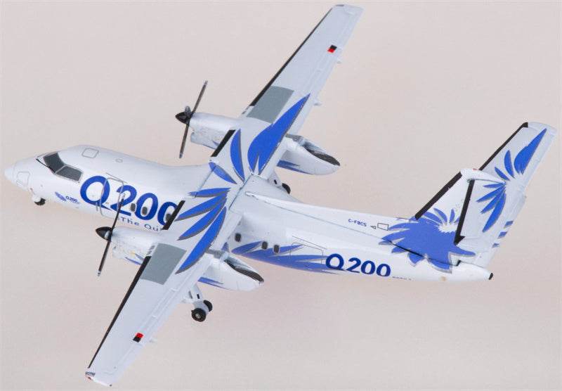 JC Wings De Havilland Canada for Bombardier for Dash 8 Q200 C-FBCS 1:400 Airplane Pre-built Airliner Model Display