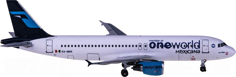 AeroClassics Mexicana Airbus A320 XA-MXK member of oneworld 1:400 Diecast Model view 2