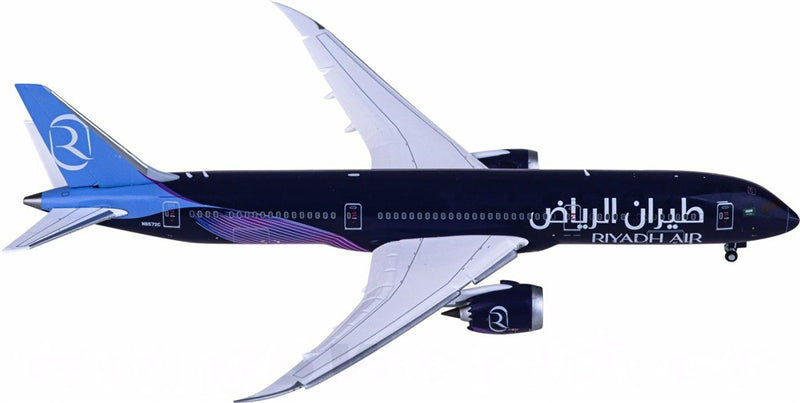 JC Wings Riyadh Air Boeing 787-9 Dreamliner N8572C Flaps Down 1:400 Diecast Model view 2