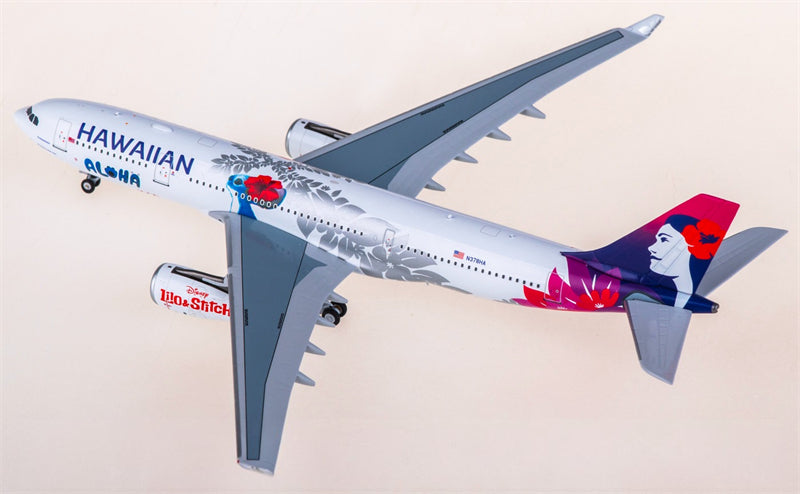 NG Models 1:400 Hawaiian Airlines Airbus A330-200 N378HA Model