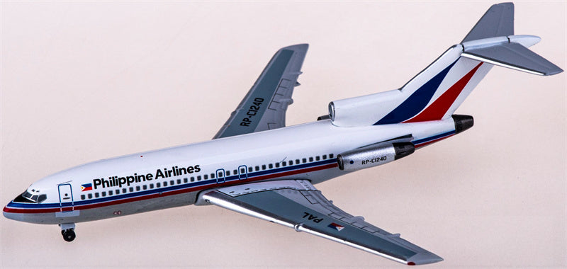 AeroClassics Philippine Airlines for Boeing 727-100 RP-C1240 1:400 Airplane Pre-built Airliner Model Display
