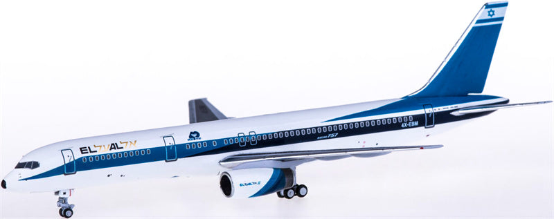 AeroClassics EL AL Israel Airlines Boeing 757-200 4X-EBM 1:400 Diecast Model view 2