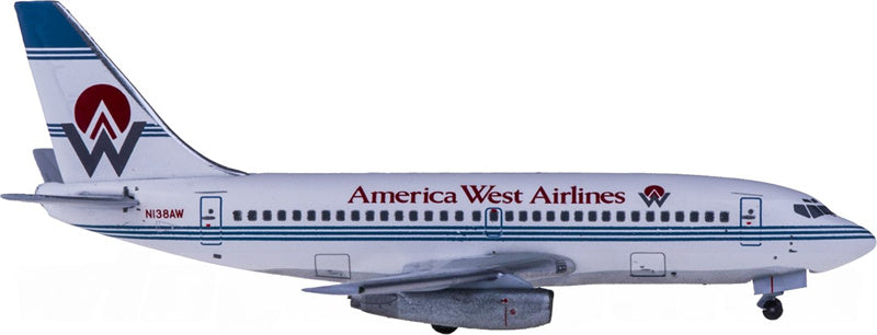 AeroClassics America West Airlines Boeing 737-200 N138AW 1:400 Diecast Model view 4