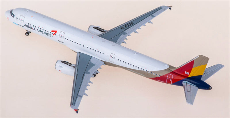 NG Models Asiana for Airbus A321 HL8278 1:400 Airplane Pre-built Airliner Model Display