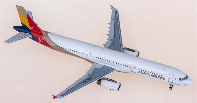 NG Models Asiana for Airbus A321 HL8279 1:400 Airplane Pre-built Airliner Model Display