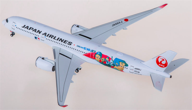 NG Models Japan Airlines for Airbus A350-900 JA08XJ 1:400 Airplane Pre-built Airliner Model Display