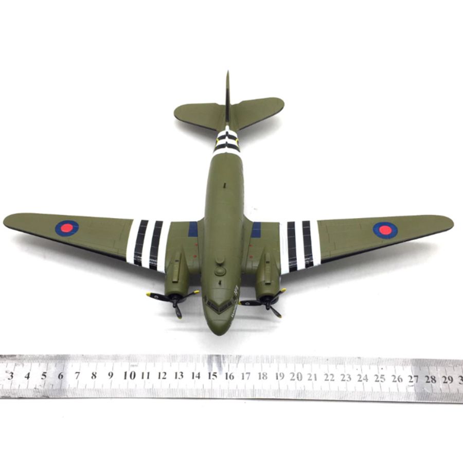 FLOZ Douglas C-47 Air Train Transport Aircraft UK 1:100 Aircraft Pre-built Model