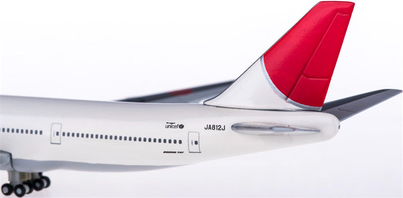 Hogan Japan Airlines Boeing 747-300 JA812J 1:500 ABS Model view 5