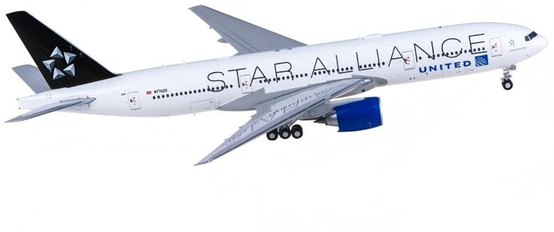 Geminijets United Airlines for Boeing 777-200ER N77022 Star Alliance 1:200 Aircraft Pre-built Airliner Model Display