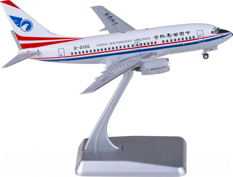 NG Models China Southwest Airlines Boeing 737-600 B-2156 1:200 Diecast Model view 2