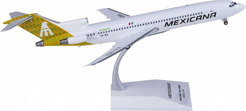 JC Wings Mexicana for Boeing 727-200 XA-IEU 1:200 Airplane Pre-built Airliner Model Display