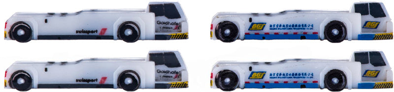 JC Wings Airport Aircraft tug truck Pushback Tractor model 4in1 1:400 Acessory Pre-built Airliner Model Display