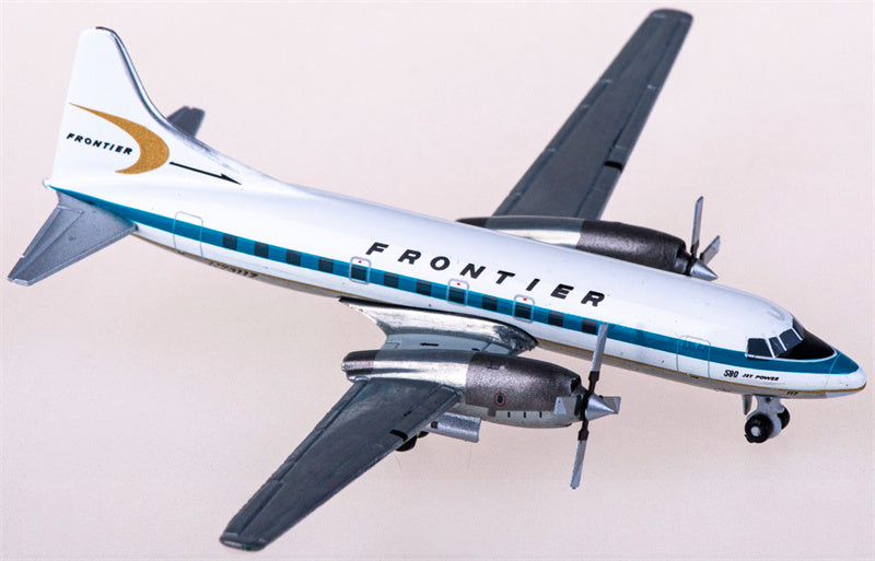 Geminijets Frontier Airlines Convair CV-580 N73117 1:400 Diecast Model view 4