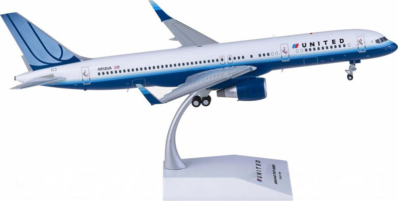 JC Wings United Airlines for Boeing 757-200 N512UA 1:200 Airplane Pre-built Airliner Model Display