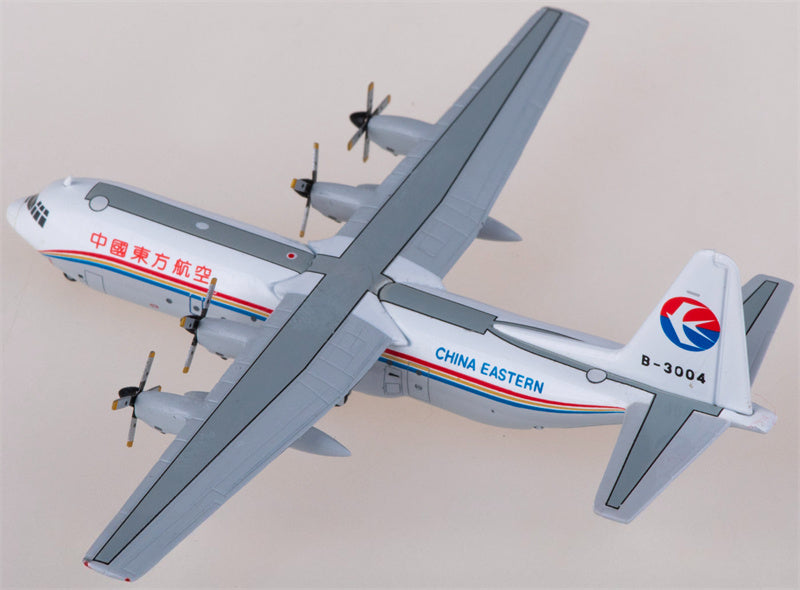 Yu China Eastern Lockheed L-100-30 B-3004 1:400 Diecast Model view 4