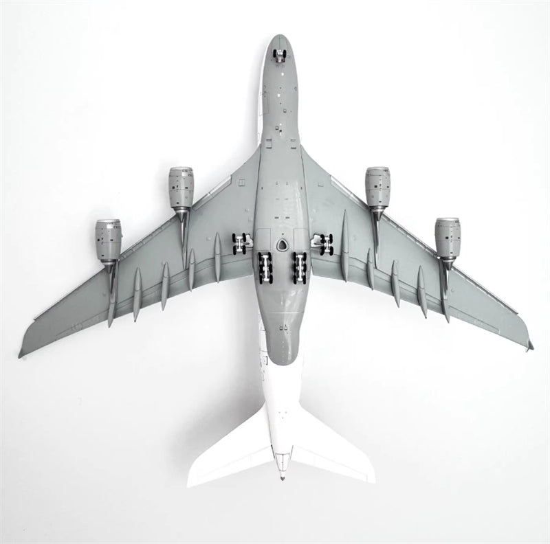YY Wings Lufthansa for Airbus A380 D-AIMC Flaps Down Peking Livery 1:400 Airplane Pre-built Airliner Model Display