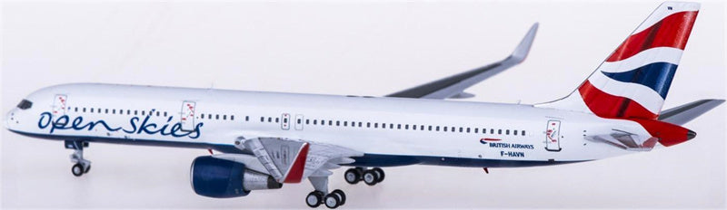 NG Models British Airways Boeing 757-200 F-HAVN 1:400 Airplan Diecast Model view 4