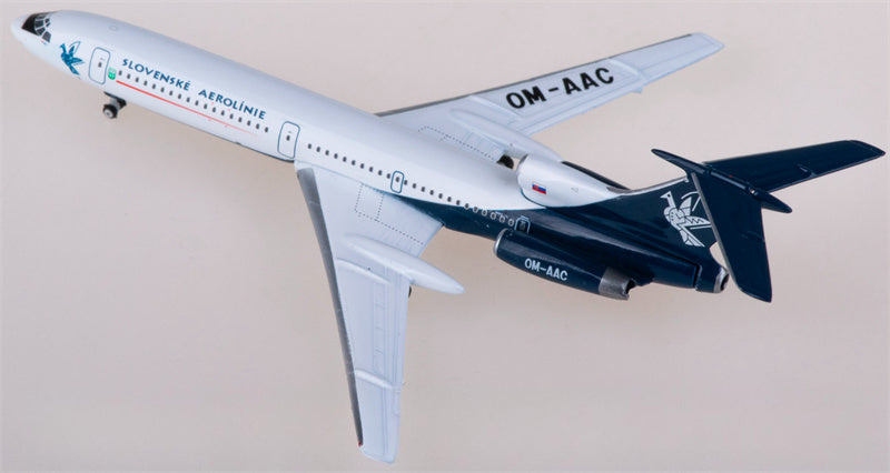 Phoenix Slovak Airlines for Tupolev TU-154M OM-AAC 1:400 Airplane Pre-built Airliner Model Display