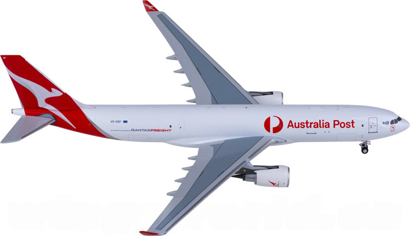 NG Models 1:400 Qantas Australia Post Airbus A330-200P2F VH-EBF Diecast Model view 4