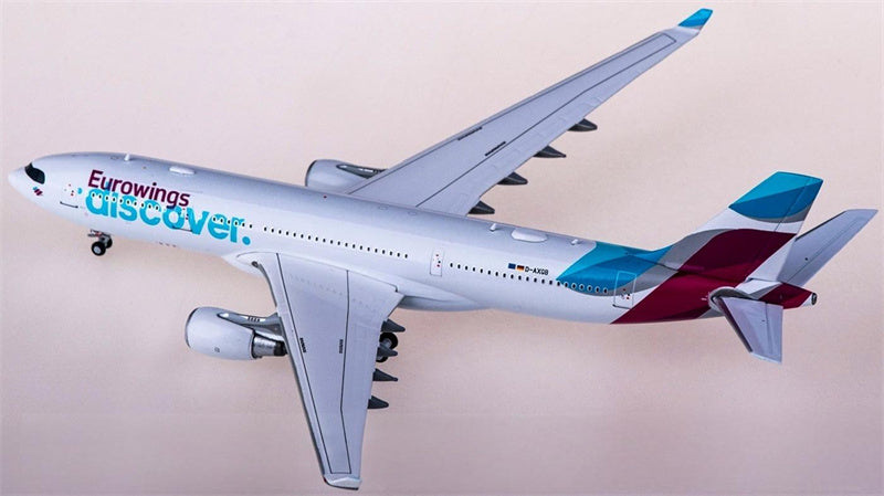 JC Wings Eurowings Airbus A330-200 D-AXGB 1:400 Diecast Model view 3