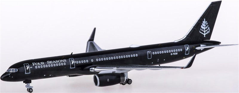 NG Models Four Seasons for Boeing 757-200 G-TCSX 1:400 Airplane Pre-built Airliner Model Display