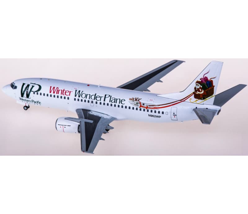 JC Wings Western Pacific Airlines Boeing 737-300 N962WP 1:200 Aircraft Pre-built Airliner Model Display