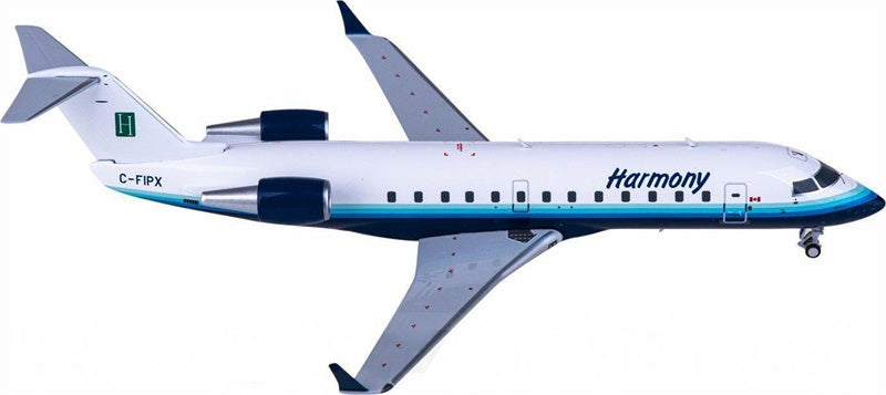 NG Models Harmony Airways for Bombardier CRJ100LR C-FIPX 1:200 Airplan Pre-built Airliner Model Display